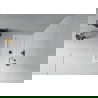 Mexen Flat obdĺžniková sprchová vanička slim 140 x 70 cm, biela, syfon čierna - 40107014B