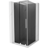 Mexen Velar posuvná sprchová kabína 90 x 90 cm, grafitová, biela - 871-090-090-41-20