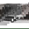 Mexen Velar sprchový kout posuvný 110 x 75 cm, grafit, bílý - 871-110-075-41-20