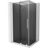 Mexen Velar zasúvacia sprchová kabína 130 x 100 cm, grafit, biela - 871-130-100-41-20