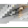Mexen Flat obdĺžniková sprchová vanička slim 120 x 100 cm, biela, syfon zlatá - 40101012G