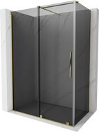 Mexen Velar zasúvacia sprchová kabína 160 x 80 cm, grafit, zlatá - 871-160-080-41-50