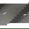 Mexen Velar posuvná sprchová kabína 160 x 85 cm, grafit, zlatá - 871-160-085-41-50