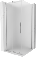 Mexen Velar posuvná sprchová kabína 100 x 100 cm, mraz, chróm - 871-100-100-31-01