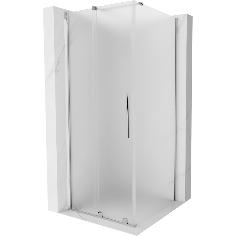 Mexen Velar sprchová kabína posuvná 110 x 110 cm, námraza, chróm - 871-110-110-31-01