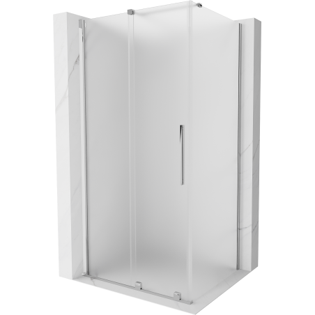 Mexen Velar zasúvacia sprchová kabína 120 x 75 cm, mrazené sklo, chróm - 871-120-075-31-01