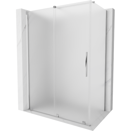 Mexen Velar posuvná sprchová kabína 130 x 75 cm, matná, chróm - 871-130-075-31-01