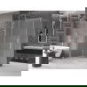 Mexen Velar posuvný sprchový kút 140 x 80 cm, matný, chróm - 871-140-080-31-01