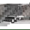 Mexen Velar posuvný sprchový kút 140 x 80 cm, matný, chróm - 871-140-080-31-01