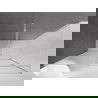 Mexen Velar posuvný sprchový kút 140 x 80 cm, matný, chróm - 871-140-080-31-01