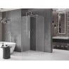 Mexen Velar posuvná sprchová kabína 150 x 100 cm, matné sklo, chróm - 871-150-100-31-01