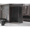 Mexen Velar posuvná sprchová kabína 150 x 75 cm, grafit, ružové zlato - 871-150-075-41-60