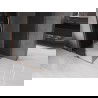 Mexen Velar posuvný sprchový kút 90 x 110 cm, grafit, brúsená meď - 871-090-110-41-65