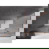 Mexen Velar sprchový kout posuvný 130 x 70 cm, grafit, kartáčovaná měď - 871-130-070-41-65