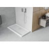 Mexen Flat obdĺžniková sprchová vanička slim 130 x 70 cm, biela, sifón chróm - 40107013