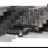 Mexen Velar posuvná sprchová kabína 140 x 70 cm, grafit, brúsená zbraňová šedá - 871-140-070-41-66