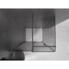 Mexen Velar posuvná sprchová kabína 140 x 90 cm, grafit, kartáčovaný gun gray - 871-140-090-41-66