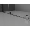 Mexen Velar posuvná sprchová kabína 140 x 90 cm, grafit, kartáčovaný gun gray - 871-140-090-41-66