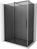 Mexen Velar posuvná sprchová kabína 160 x 70 cm, grafit, kartáčovaný Gun Gray - 871-160-070-41-66