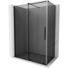 Mexen Velar posuvná sprchová kabína 140 x 85 cm, grafit, čierna - 871-140-085-41-70