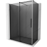Mexen Velar posuvná sprchová kabína 150 x 70 cm, grafitová, čierna - 871-150-070-41-70