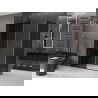 Mexen Velar sprchovací kút posuvný 140 x 85 cm, grafit, čierna - 871-140-085-41-70