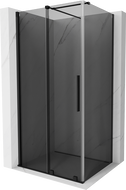 Mexen Velar posuvný sprchový kút 110 x 85 cm, grafitový, čierny - 871-110-085-41-70
