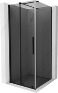Mexen Velar posuvná sprchová kabína 100 x 100 cm, grafitová, čierna - 871-100-100-41-70