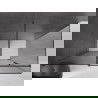 Mexen Velar sprchovací kút posuvný 150 x 70 cm, grafit, gun metal - 871-150-070-41-95