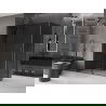 Mexen Velar posuvná sprchovacia kabína 160 x 80 cm, grafitová, metalická - 871-160-080-41-95