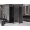 Mexen Velar sprchovací kút posuvný 160 x 70 cm, grafit, gun metal - 871-160-070-41-95