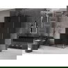 Mexen Velar sprchovací kút s posuvnými dverami 120 x 90 cm, grafit, gun metal - 871-120-090-41-95