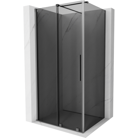 Mexen Velar sprchový kút posuvný 130 x 85 cm, grafit, gun metal - 871-130-085-41-95