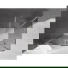 Mexen Velar posuvná sprchová kabína 130 x 85 cm, grafit, brúsený nikel - 871-130-085-41-97