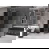 Mexen Velar posuvná sprchová kabína 90 x 90 cm, grafit, brúsený nikel - 871-090-090-41-97
