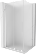 Mexen Velar posuvná sprchová kabína 110 x 70 cm, mraz, biela - 871-110-070-31-20