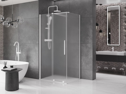 Mexen Velar sprchový kout 110 x 70 cm, matný, bílý - 871-110-070-31-20
