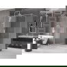 Mexen Velar posuvná sprchová kabína 140 x 75 cm, matné sklo, biela - 871-140-075-31-20