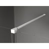 Mexen Velar Posuvná sprchová kabína 150 x 85 cm, mraz, biela - 871-150-085-31-20