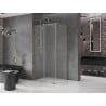 Mexen Velar posuvná sprchová kabína 120 x 85 cm, matná, zlatá - 871-120-085-31-50