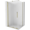 Mexen Velar posuvná sprchová kabína 120 x 85 cm, matná, zlatá - 871-120-085-31-50