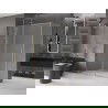 Mexen Velar posuvná sprchová kabína 140 x 70 cm, mráz, zlatá - 871-140-070-31-50