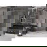 Mexen Velar posuvný sprchovací kút 150 x 85 cm, námraza, zlatá - 871-150-085-31-50