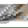 Mexen Rio štvorcová sprchová kabína 90 x 90 cm, inovať, chrómová - 860-090-090-01-30