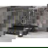 Mexen Velar kabína na sprchovanie 130 x 75 cm, matné, zlaté kartáčované - 871-130-075-31-55