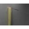 Mexen Velar posuvný sprchový kút 150 x 85 cm, matný, zlatý kartáčovaný - 871-150-085-31-55