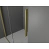 Mexen Velar posuvný sprchový kút 150 x 85 cm, matný, zlatý kartáčovaný - 871-150-085-31-55
