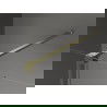 Mexen Velar posuvný sprchový kút 160 x 80 cm, mrazivý, zlatý kartáčovaný - 871-160-080-31-55