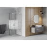 Mexen Rio sprchový kout polosférický 90 x 90 cm, pruhy, chrome - 863-090-090-01-20