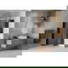 Mexen Rio sprchový kout půlkruhový 80 x 80 cm, grafit, chrom - 863-080-080-01-40
